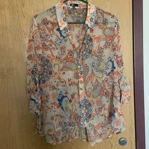 Kut from the Kloth Sheer Blouse